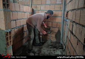 تصاویر/ ساخت پروژه‌های محرومیت زدایی نوشهر به همت جهادگران بسیجی