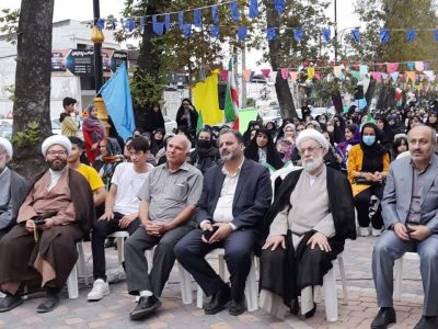 حماسه افرینی مردم نوشهر در اجتماع بزرگ عزت محمدی و شکوه فاطمی